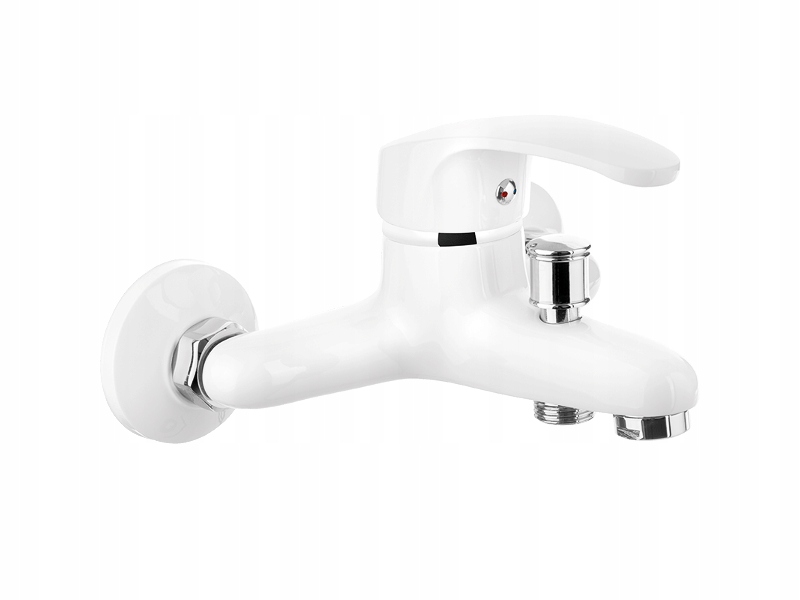 Kakadu seinään asennettava kylpyamme- ja suihkuhana, valkoinen