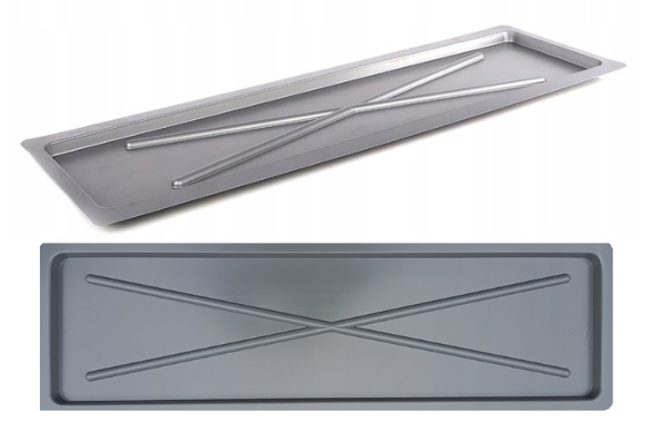 Astiankuivausteline 75x25 cm hopea