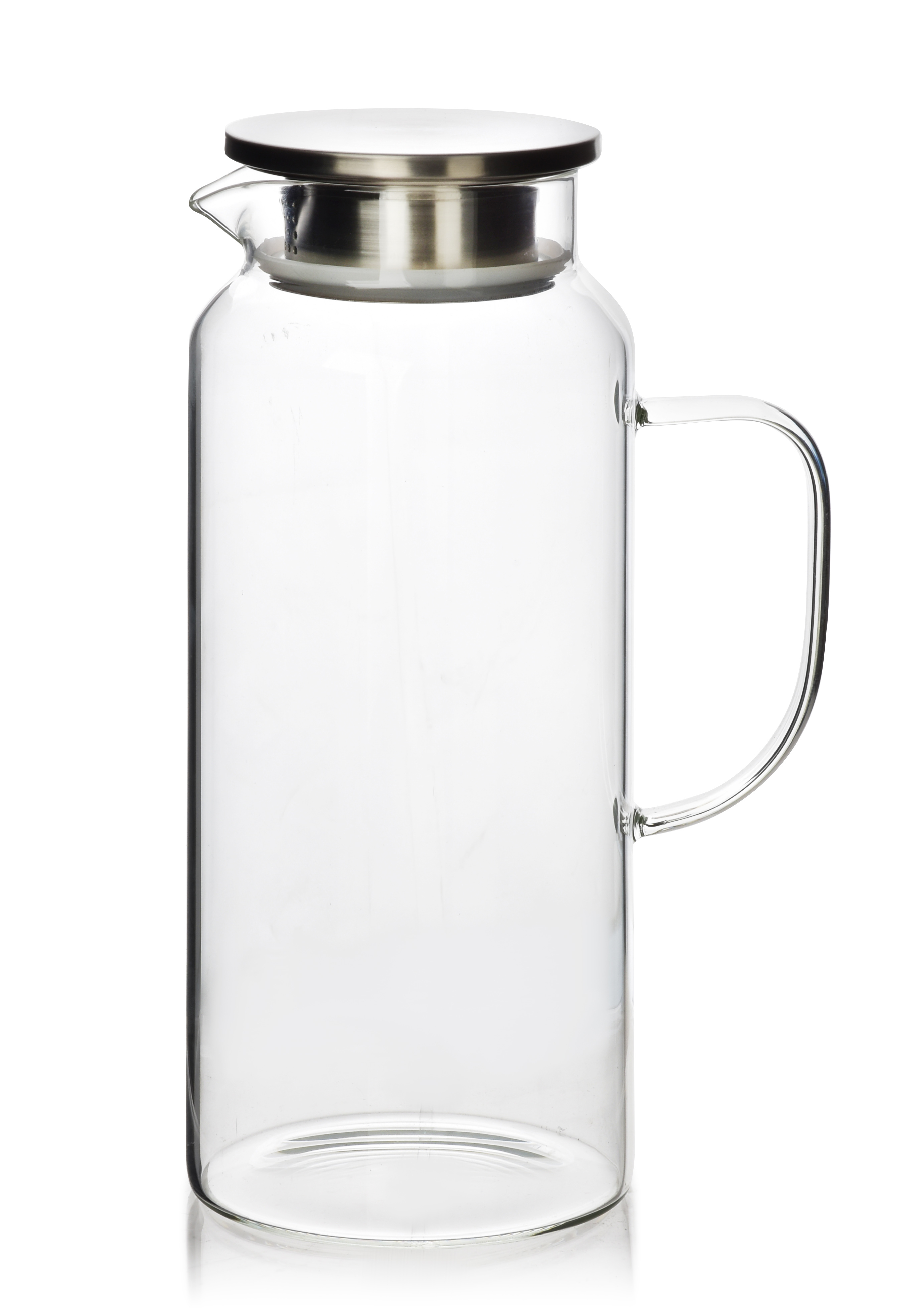 Kannellinen borosilikaattilasikannu MODERN KITCHEN 1,9 l 8x10,5x25,5 cm