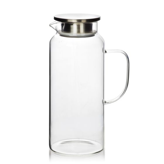 Kannellinen borosilikaattilasikannu MODERN KITCHEN 1,9 l 8x10,5x25,5 cm
