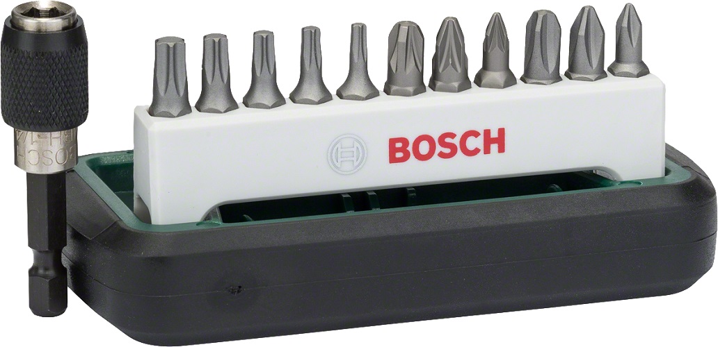 Bosch -Ruuvauskärkisarja 12 osaa PH, PZ, Torx