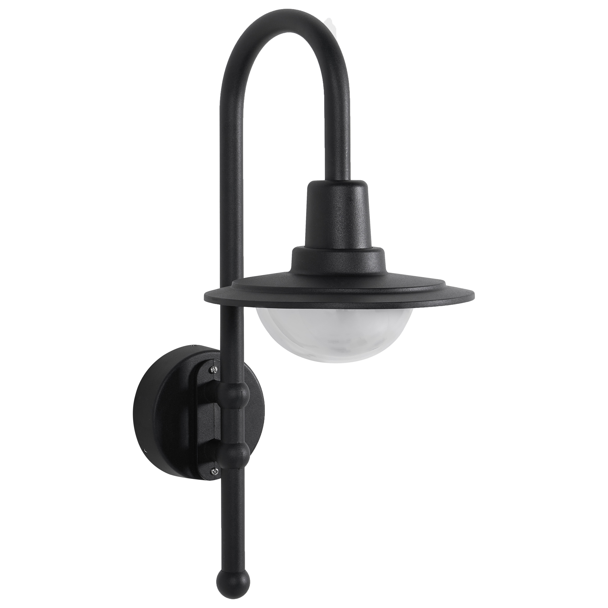 LED-ulkoseinävalaisin PORTELO Musta
