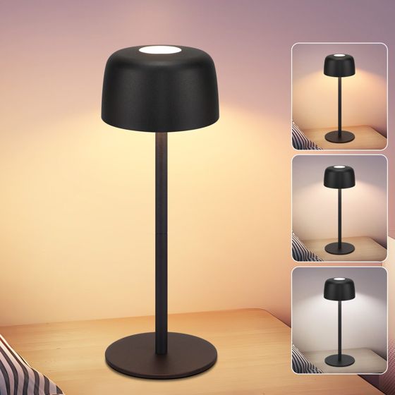 NETTLIFE Langaton LED-pöytävalaisin, portaaton himmennys yövalo akulla