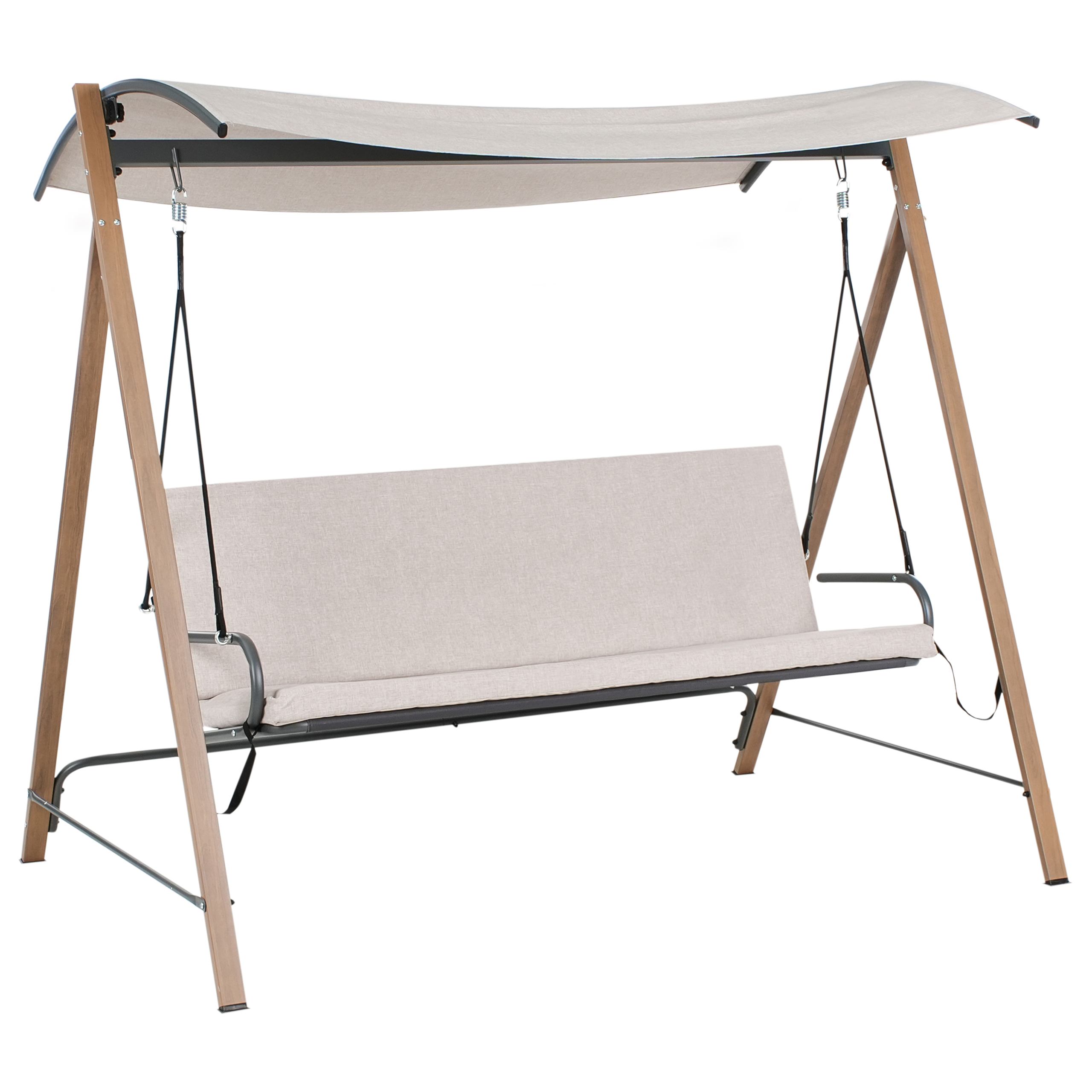 Puutarhakeinu BONAGIA Metalli Beige