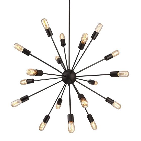 TOOLIGHT riippuva kattovalaisin APP259-18C musta, 77x77x85cm