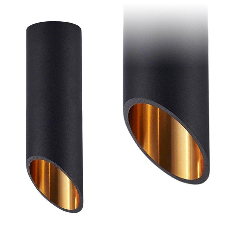 TOOLIGHT kattovalaisin APP571-1C Musta-kulta, 20x6x20cm