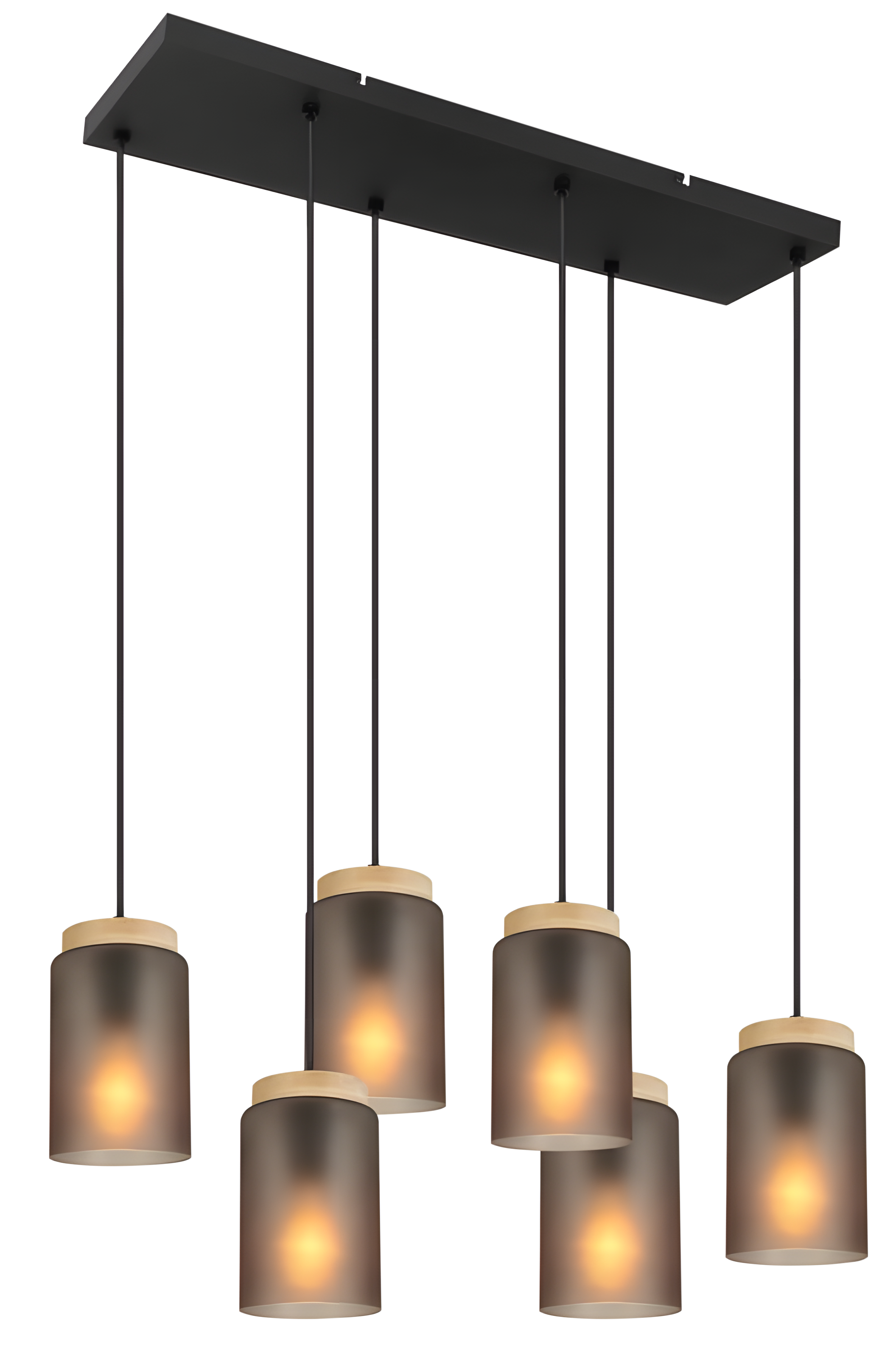 TOOLIGHT riippuva kattovalaisin APP1813-6CP harmaa, 73, 5x73, 5x16, 5cm