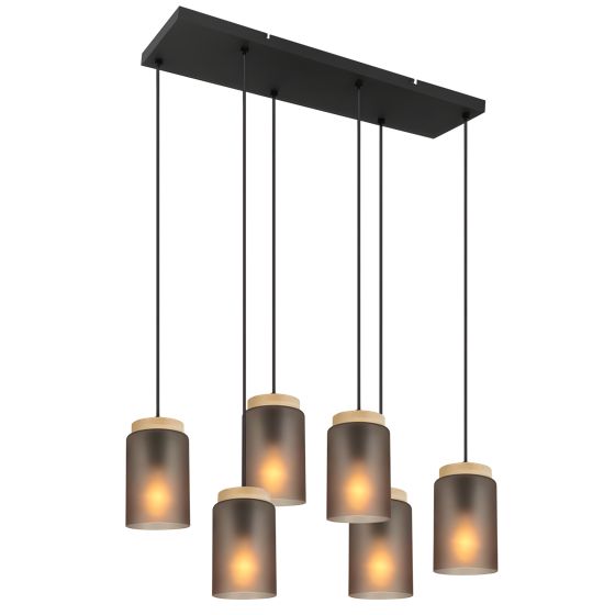TOOLIGHT riippuva kattovalaisin APP1813-6CP harmaa, 73, 5x73, 5x16, 5cm