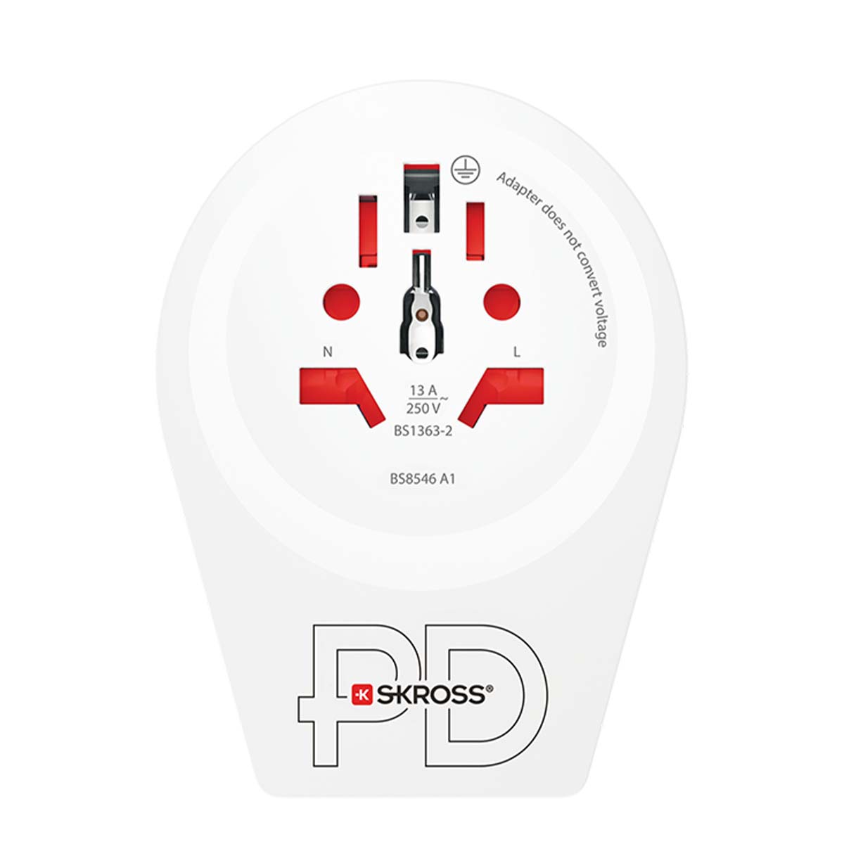Matkasovitin USB-C PD 20W Maailma UK