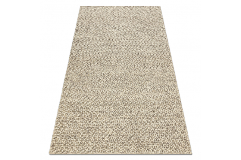 Villamatto TAHAR 99005G harmaa / beige - KÄSINKUDOTTU lenkki, univormu