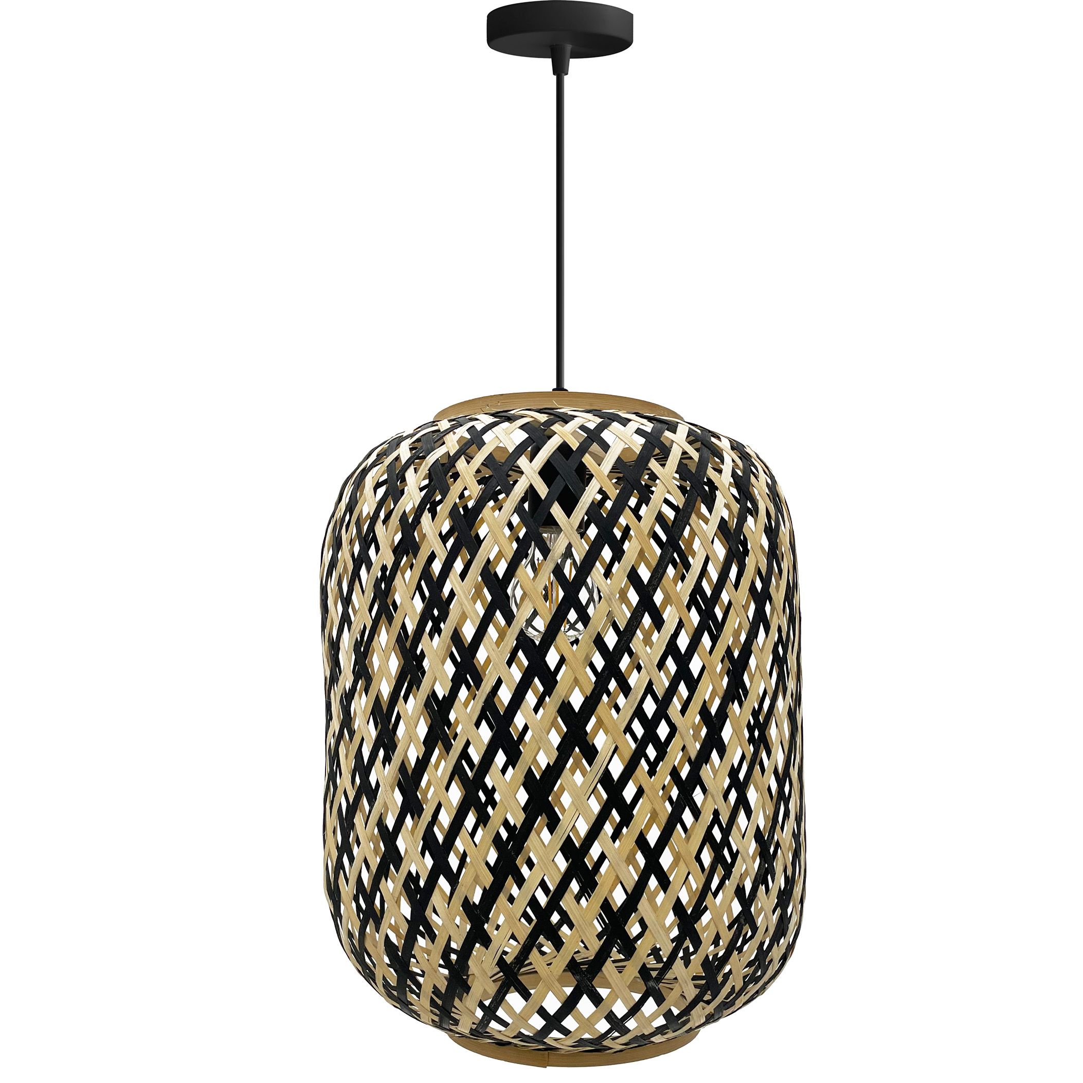TOOLIGHT riippuvalaisin APP1312-1CP BOHO Musta, 31x31x40cm