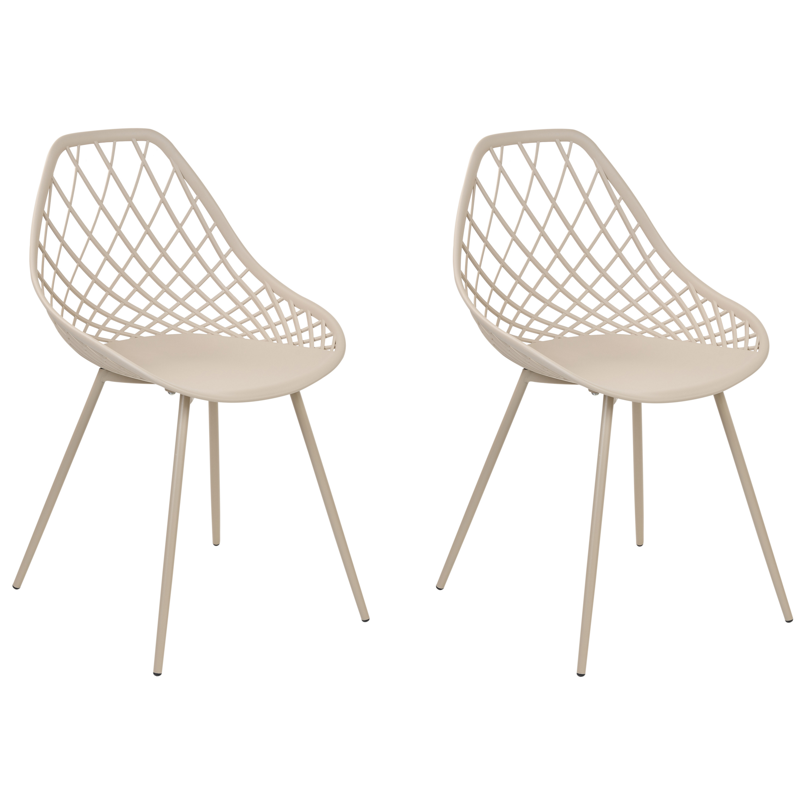 Ruokatuolisetti 2 kpl CANTON II Beige