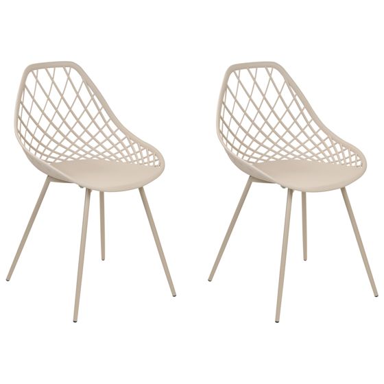 Ruokatuolisetti 2 kpl CANTON II Beige