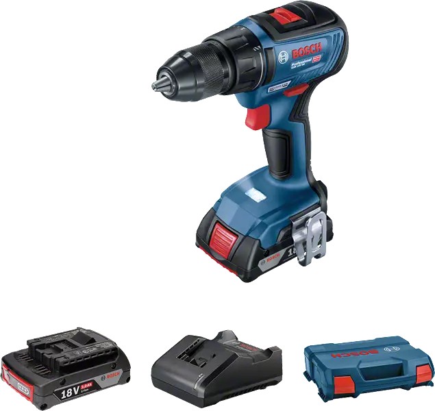Bosch GSR 18V-50 Professional -Akkuporakone 18V 2x 2,0 Ah