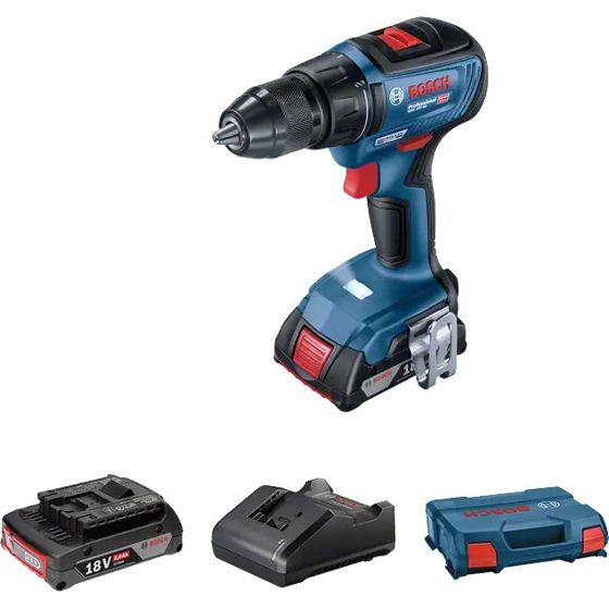 Bosch GSR 18V-50 Professional -Akkuporakone 18V 2x 2,0 Ah