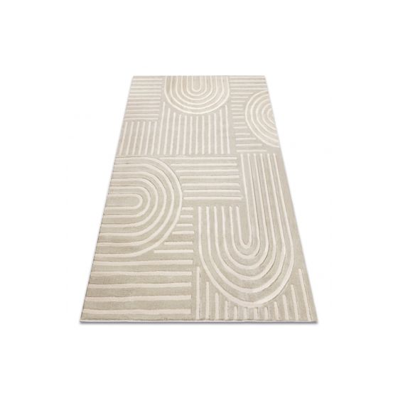 Matto BALANCE 1918 taupe - Geometrinen, rakenteellinen, glamour