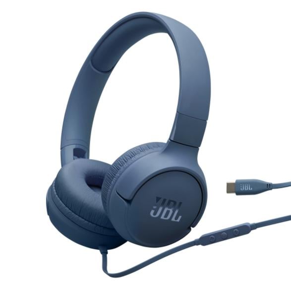 JBL Tune 520 USB-C -langalliset kuulokkeet, siniset