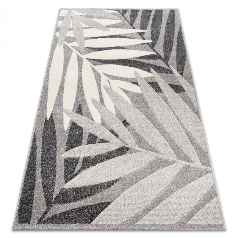 Matto FEEL 1827/16811 LEHDET harmaa / kerma 140x190 cm