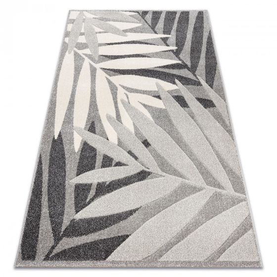 Matto FEEL 1827/16811 LEHDET harmaa / kerma 140x190 cm