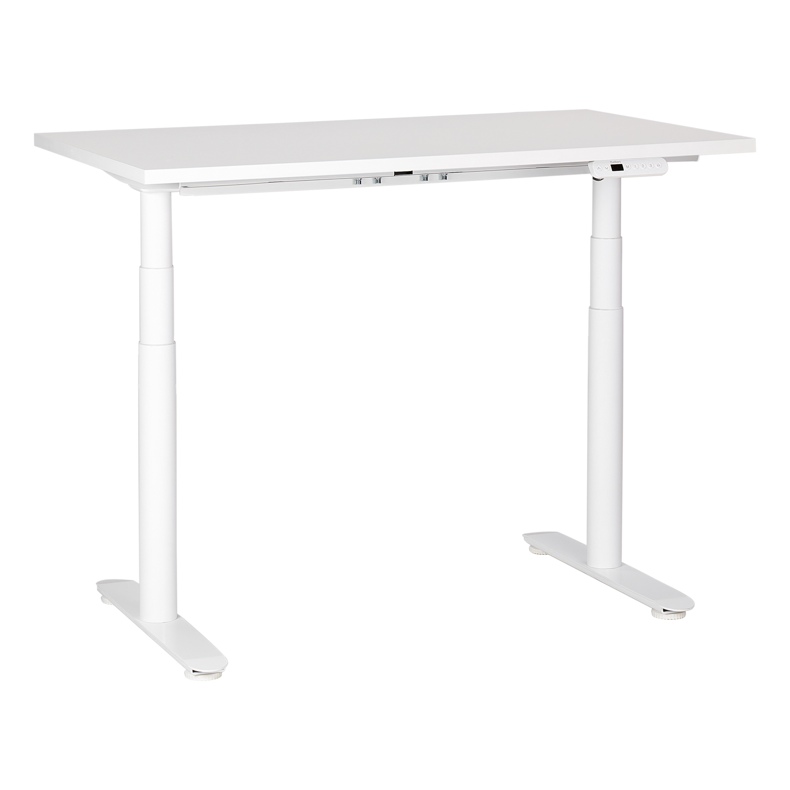Työpöytä sähkösäädettävä DESTINAS 120 cm 72 cm Valkoinen