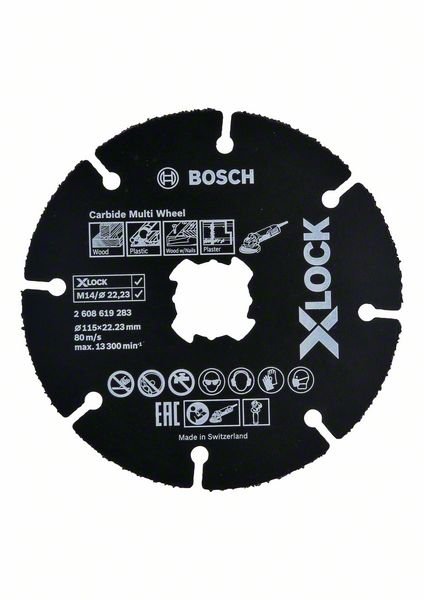 Bosch X-LOCK Multi Construction -Katkaisulaikka 115 x 1,0 mm