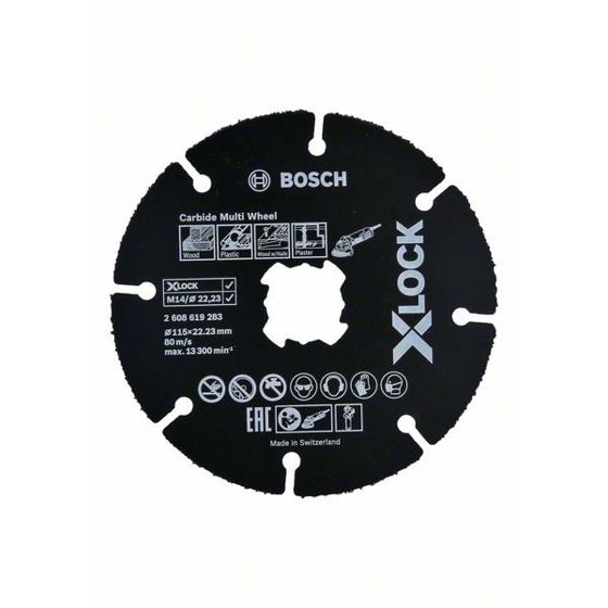 Bosch X-LOCK Multi Construction -Katkaisulaikka 115 x 1,0 mm