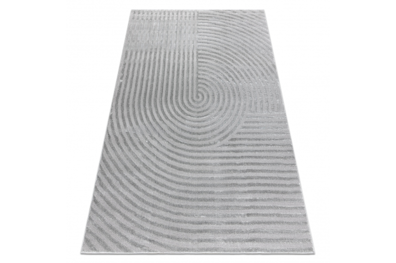 Matto BALANCE 1921 harmaa - Geometrinen, rakenteellinen, glamour