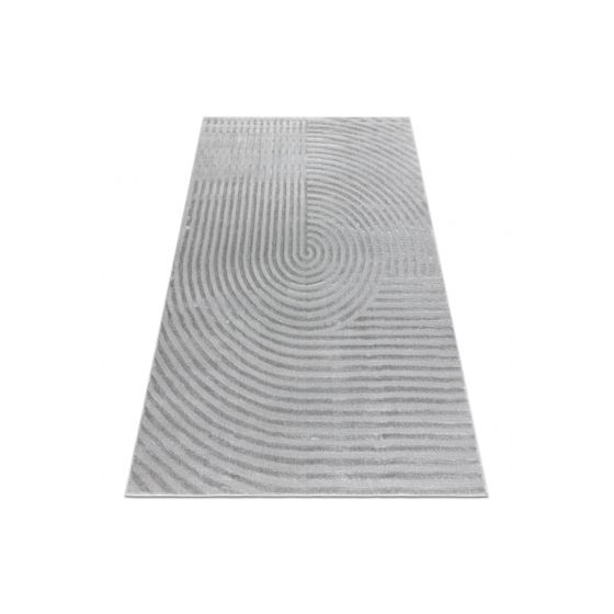 Matto BALANCE 1921 harmaa - Geometrinen, rakenteellinen, glamour