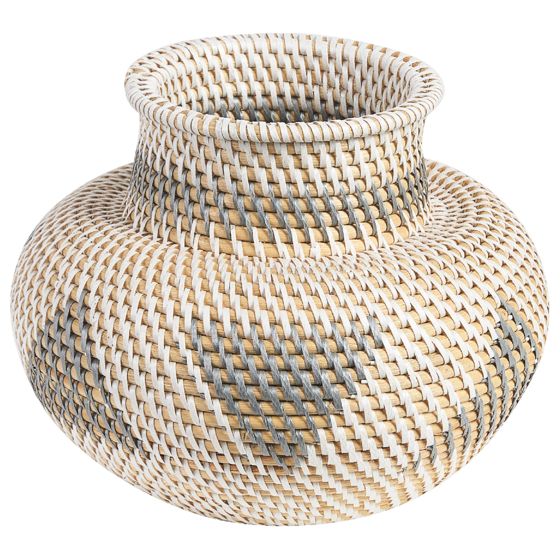 Koristemaljakko ASAHAN 22 cm Rottinki Luonnonväri