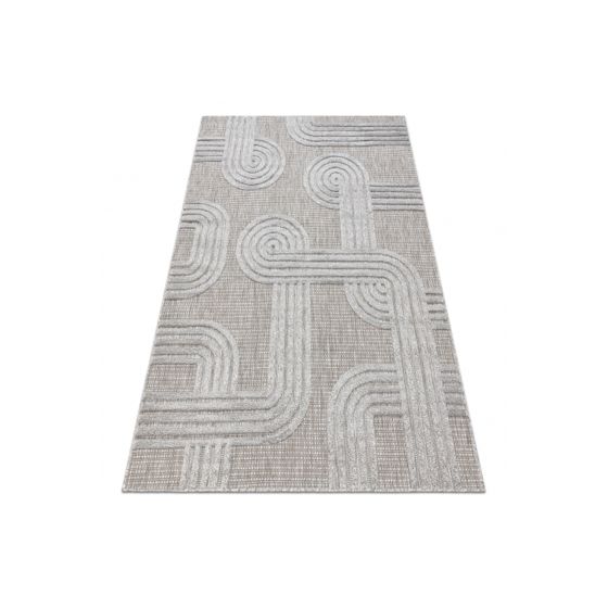 Matto SANTO STRING SIZAL 1001 geometrinen harmaa 200x290 cm