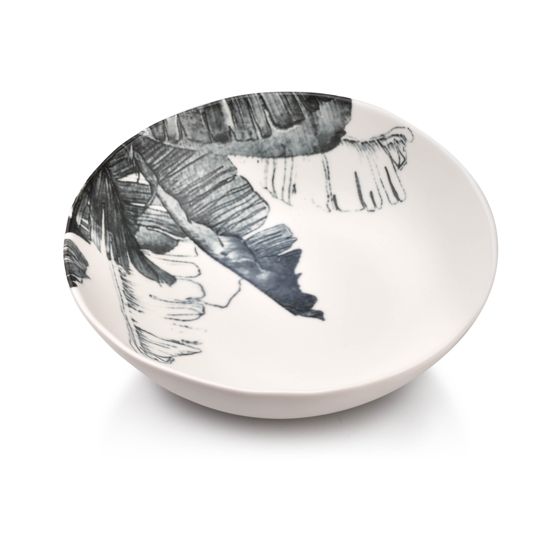 Kulho posliini AFFEK DESIGN TROPICAL 17,5 cm valko-harmaa 1 kpl