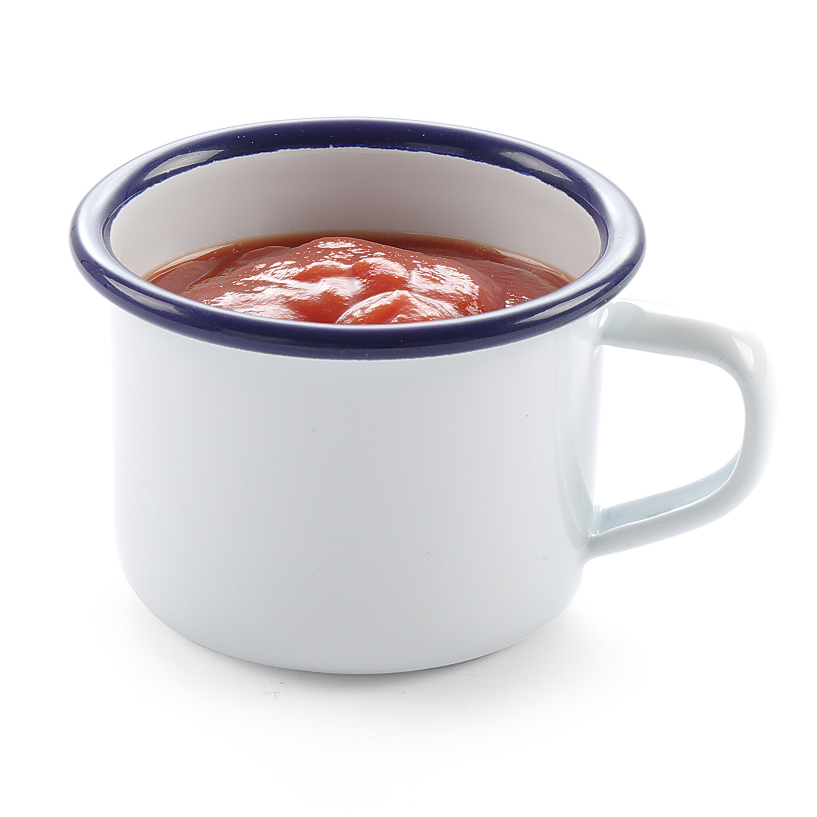 Emaloitu muki kahvalla, valkoinen, 120 ml, Hendi 621318