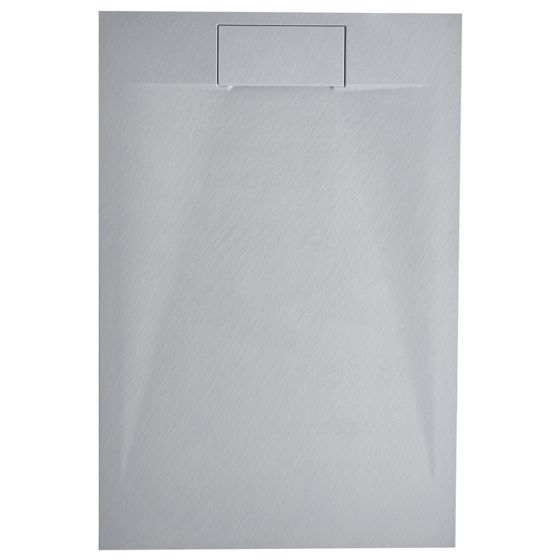 Suihkuallas AZZURRO 80 x 120 x 3 cm Harmaa