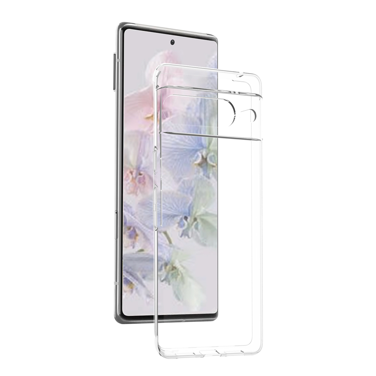 Suojakuori Google Pixel 7 Prolle, joustava SiliSoft Anti-yellowing