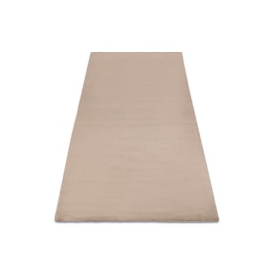 Matto BUNNY taupe beige Jäljitelmä kanin turkista 60x100 cm