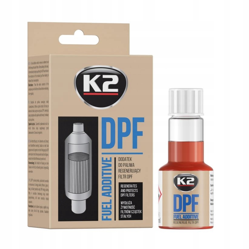 Valmistelu DPF-suodattimen K2 50ml regeneraatioon ja suojaamiseen