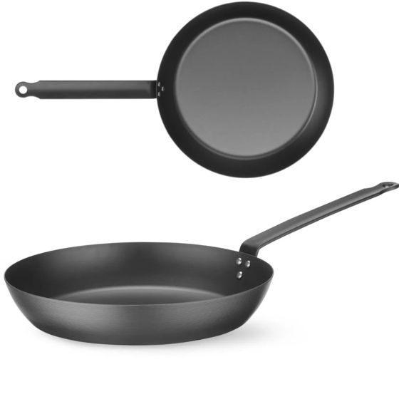 Paistinpannu kaikille liesityypeille, valmistettu hiiliteräksestä, halkaisija 264 mm