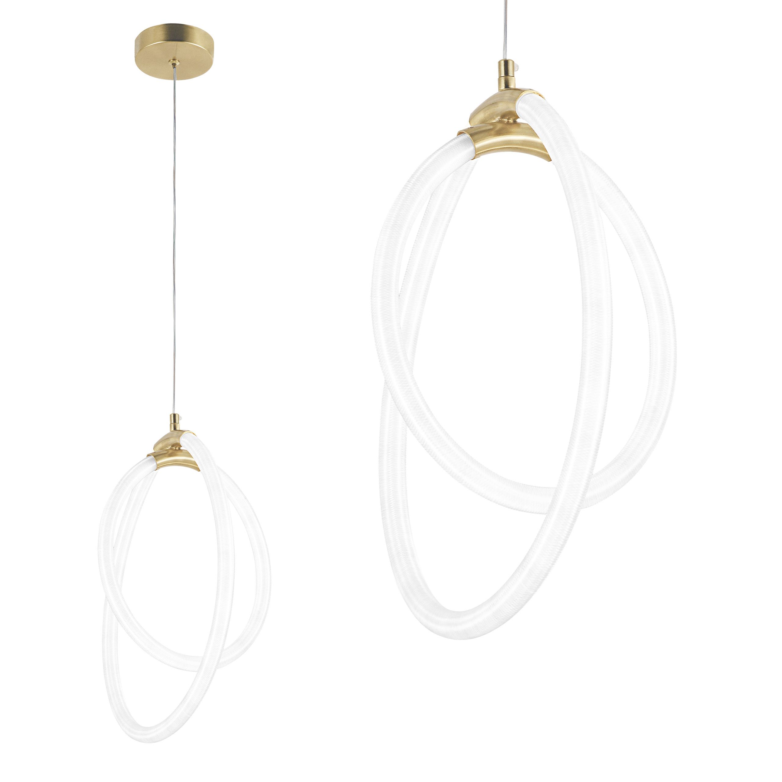 TOOLIGHT riippuva kattovalaisin LED G019-CP kulta, 43x22x43cm