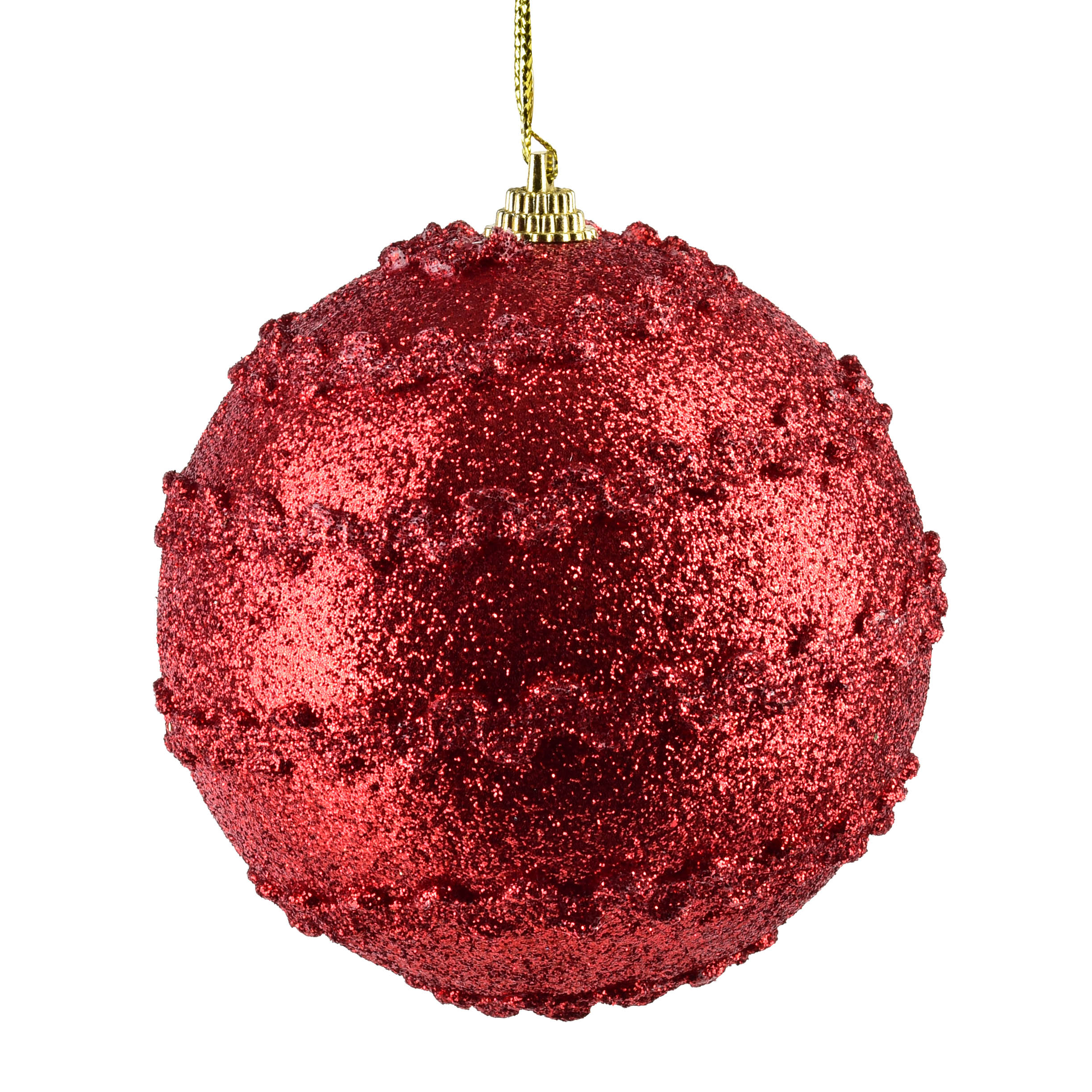 Joulukuusenpallo SANTA LILA styroksia Ø10 cm