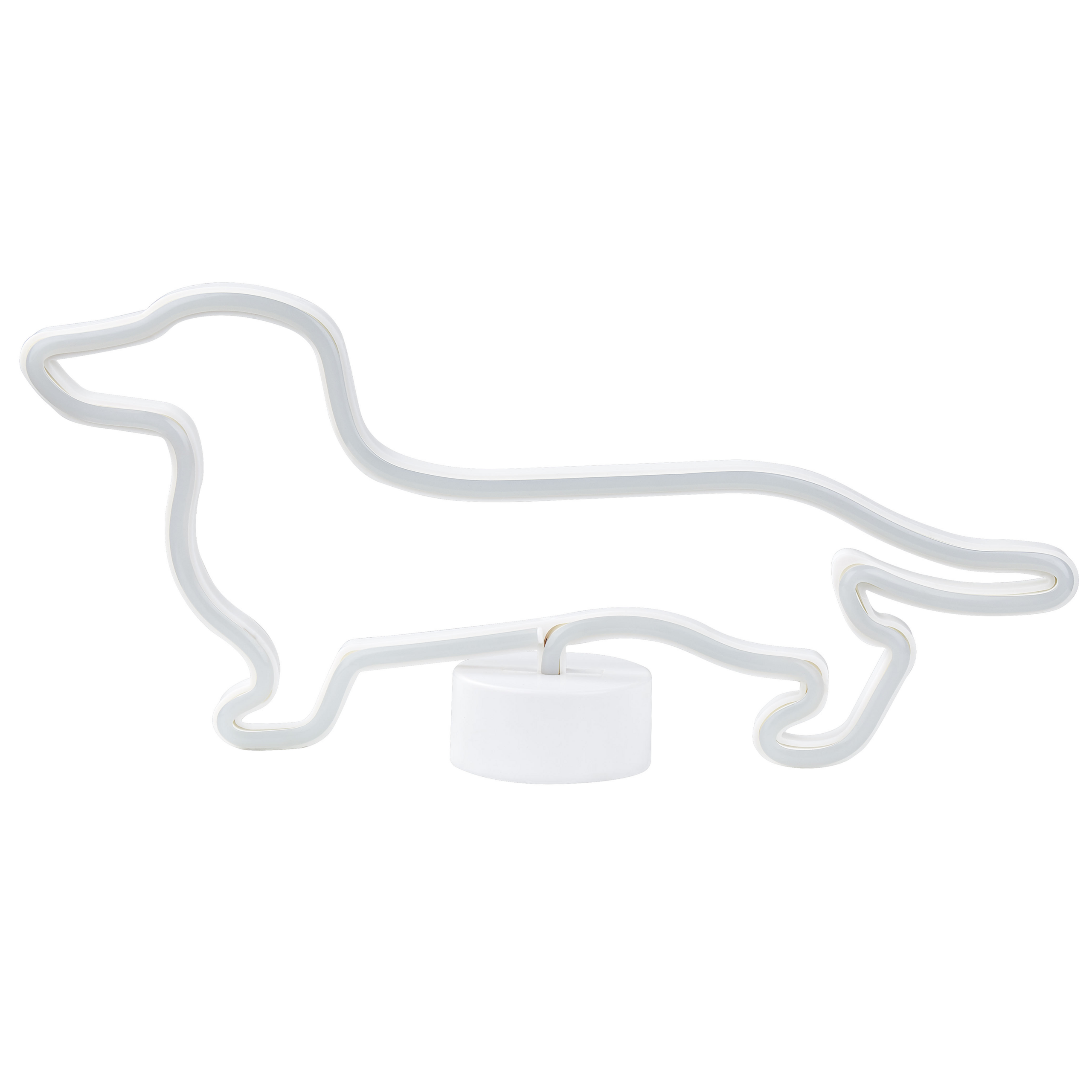 LED-neonvalaisin Koira FRANCIS Sininen