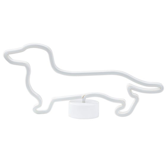 LED-neonvalaisin Koira FRANCIS Sininen