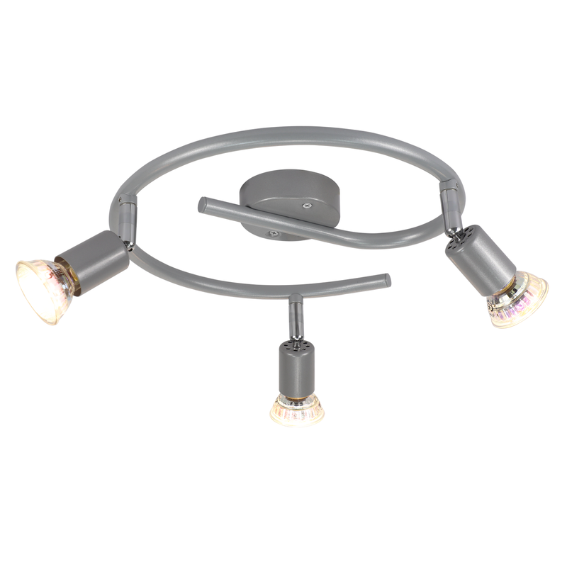 NETTLIFE säädettävä LED - kattospotti GU10 kattospottivalaisimet 3 lamppua teollinen olohuone