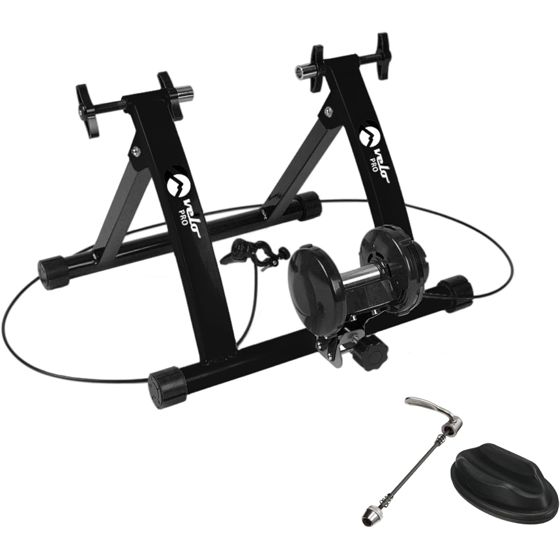 Turbo Trainer säädettävä vastus magneettinen sisämaantiepyörä maastopyörä musta