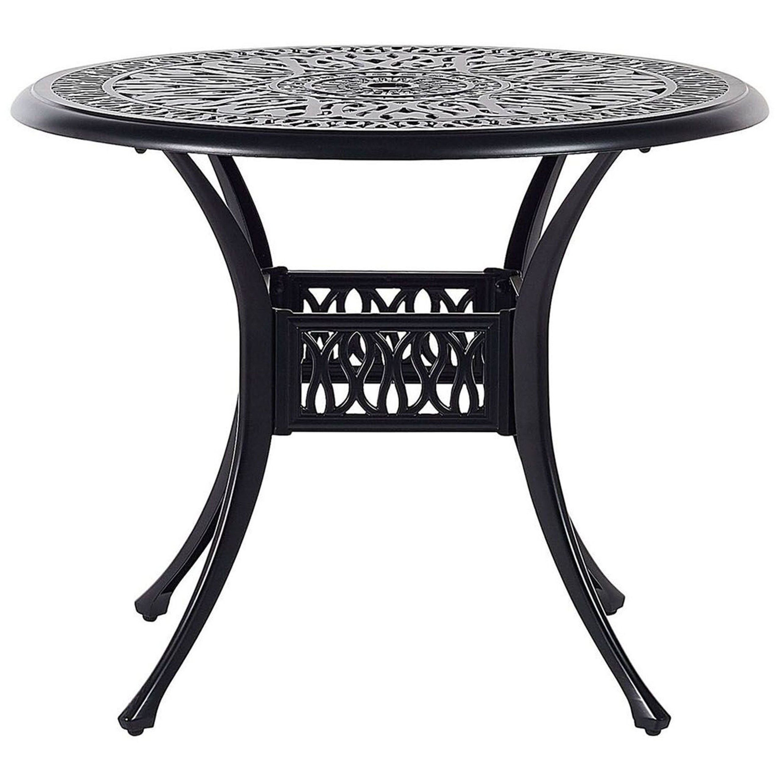 Bistropöytä ANCONA 90 cm 90 cm Metalli Musta