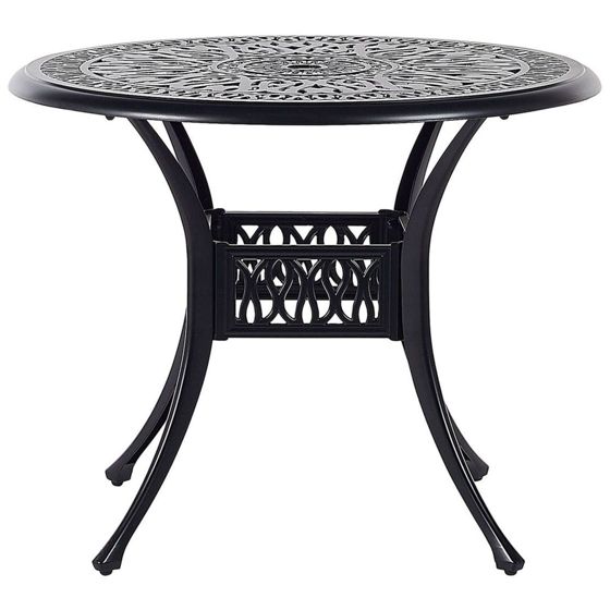 Bistropöytä ANCONA 90 cm 90 cm Metalli Musta