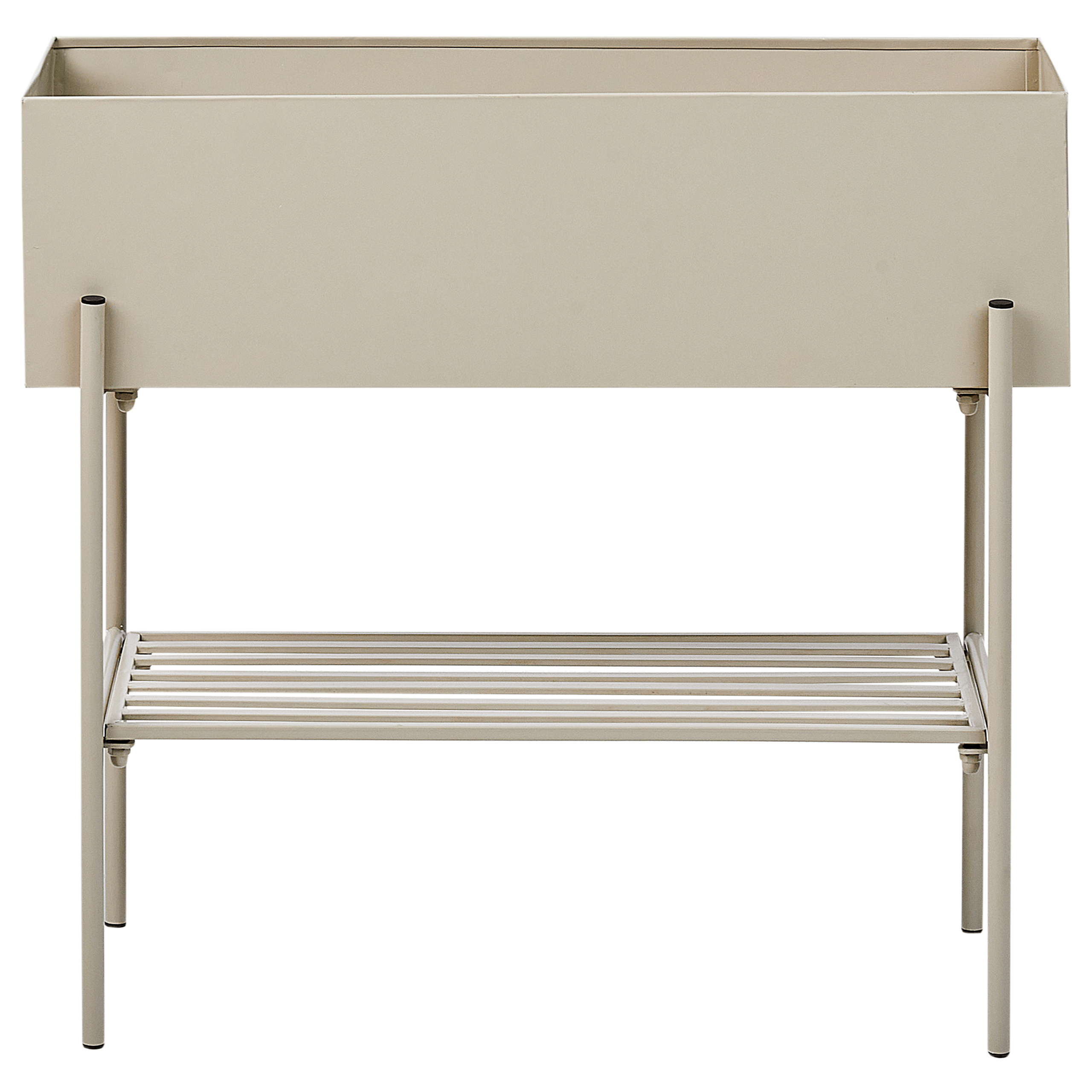 Korotettu kukkaruukku VINCA metalli 70 cm Beige