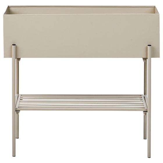 Korotettu kukkaruukku VINCA metalli 70 cm Beige