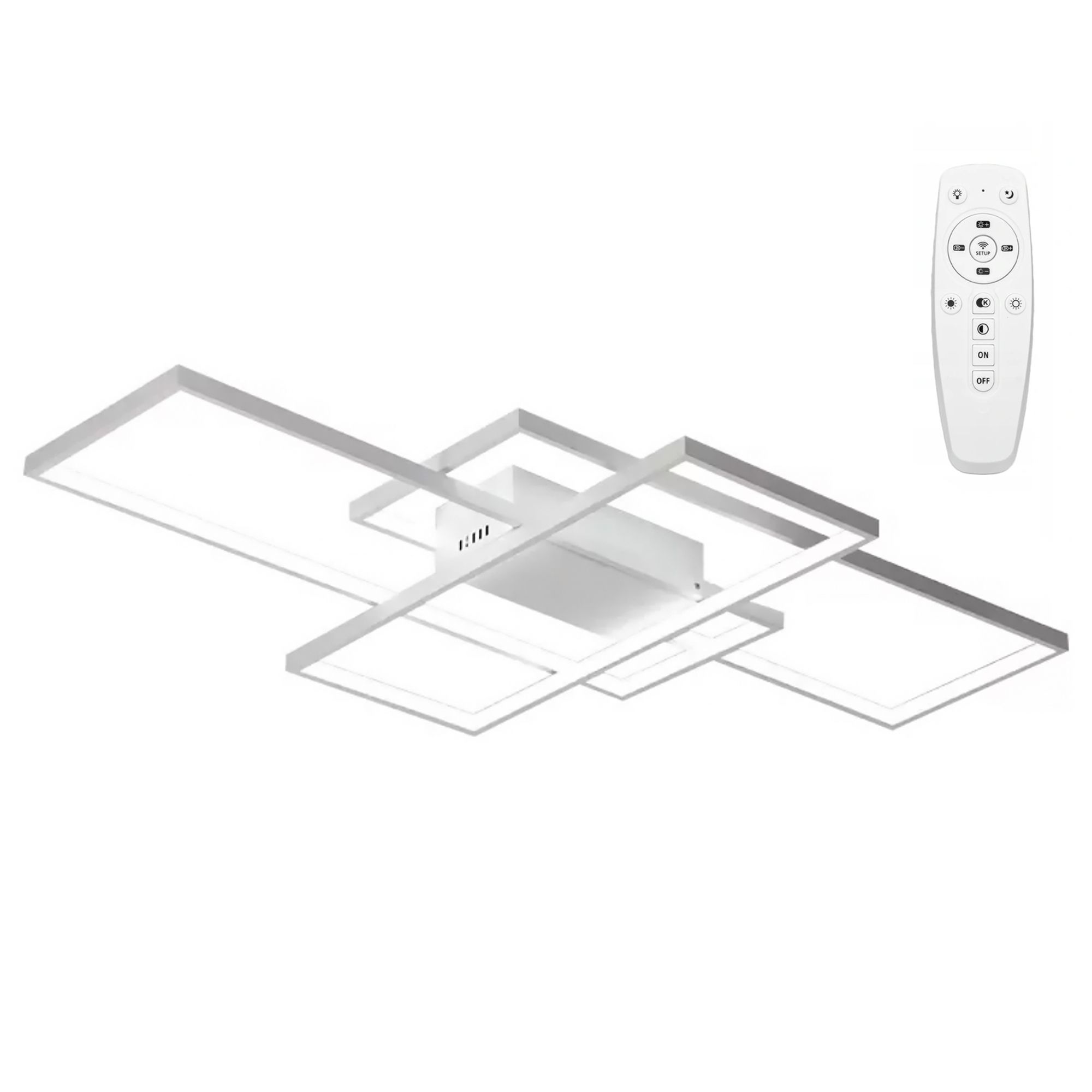TOOLIGHT kattovalaisin APP660 valkoinen, 90x90x6, 5cm