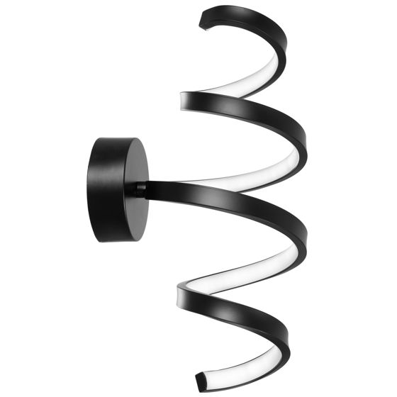 TOOLIGHT seinävalaisin LED APP826-W SPRING musta, 35x15x35cm