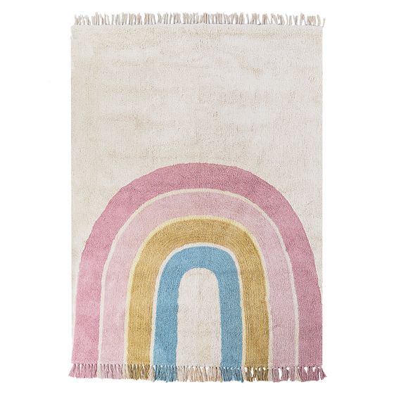 Lastenhuoneen matto TATARLI Monivärinen 140 x 200 cm puuvilla